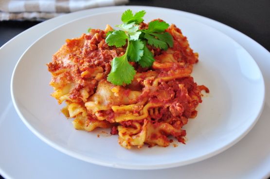 Spaghetti Squash Mock Lasagna
