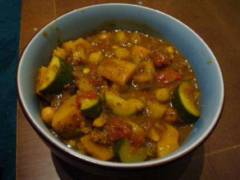Moroccan-Spiced Vegetarian Chili