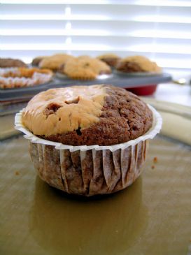 Peanut Butter Mocha Muffins