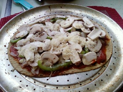 Grilled Flat Bread Pizza