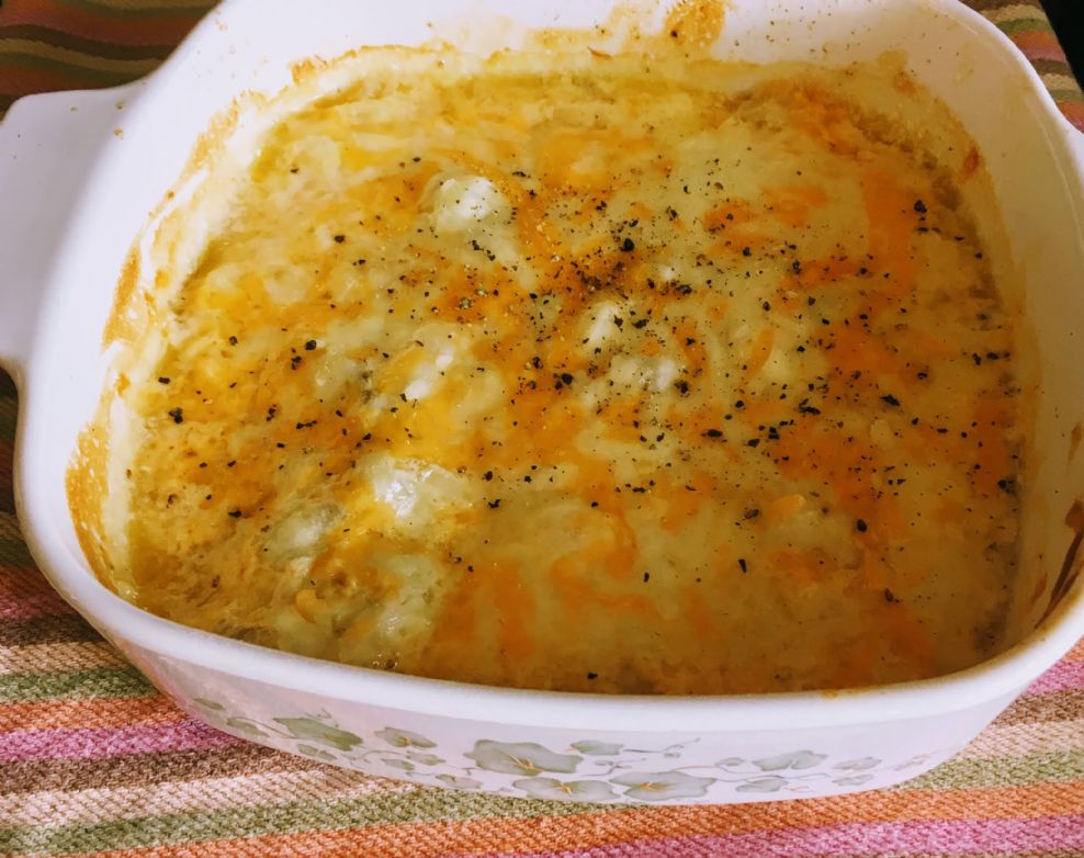 Bonnie's keto cod au gratin