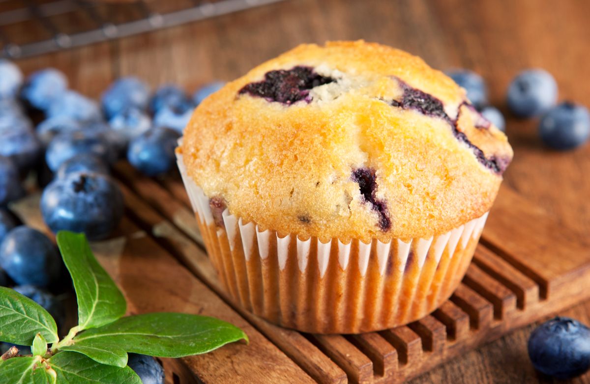 100-Calorie Blueberry Muffins