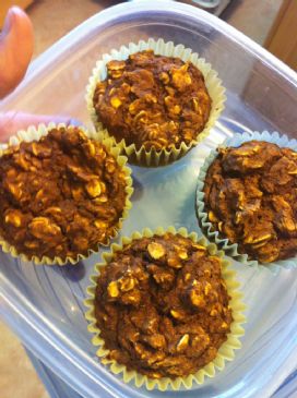 Nutty Pumpkin Vegan Protein Muffins