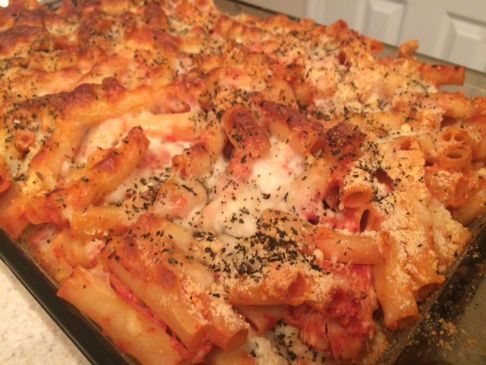 Chicken Parmesan Baked Ziti