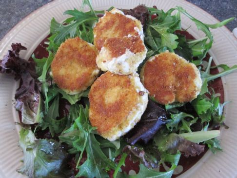 Goat cheese fritters