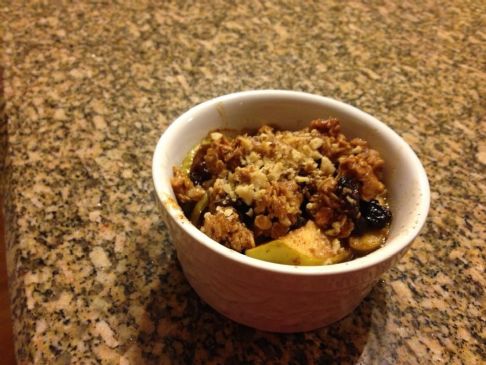 Guiltless Apple Crisp (GF and vegan)