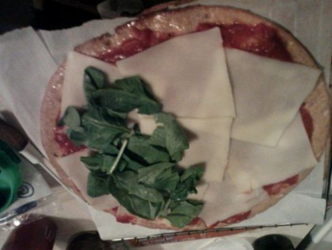 Healthy Spinach Pizza