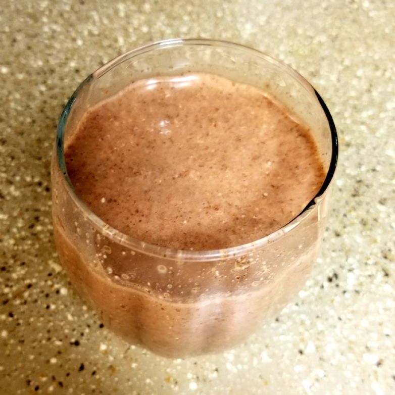 Keto Nut-Chocolate Fat Bomb Milkshake