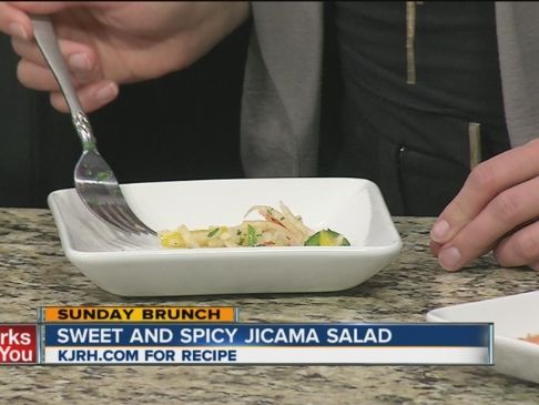 Sweet and Spicy Jicama Salad