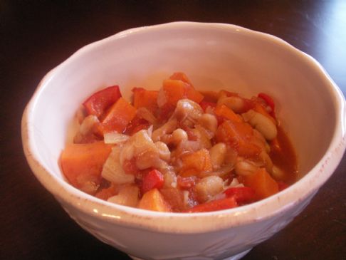 Sweet potato chili stew