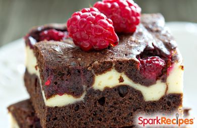 Raspberry Cheesecake Brownies