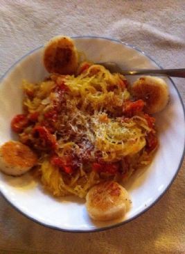 Roasted grape tomato and garlic pasta sauce