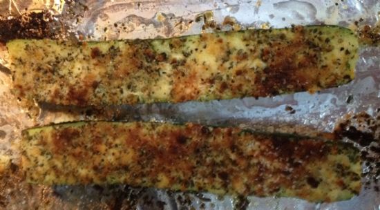 Oven Broiled Parmesan Zuchini CCH