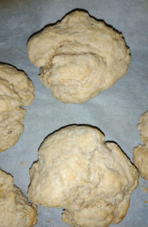 Whole wheat vegan biscuits