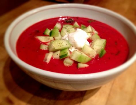 Roasted Beet and Rosemary Soup