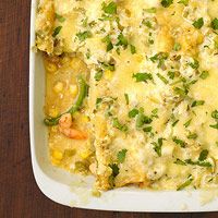 Tomatillo Shrimp Enchiladas