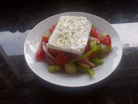 Almost (traditional) Greek Salad