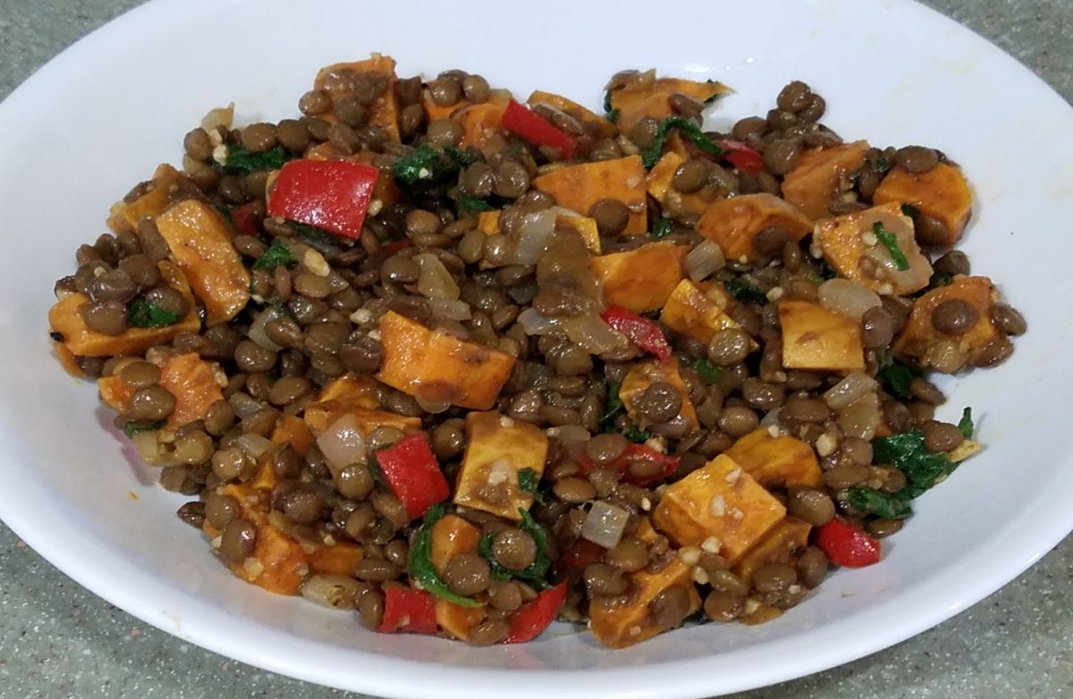 Sweet Potato and Lentil Salad