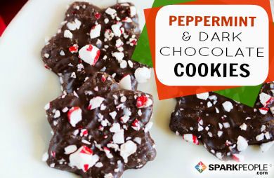 Peppermint-Dark Chocolate Slice and Bake Cookies