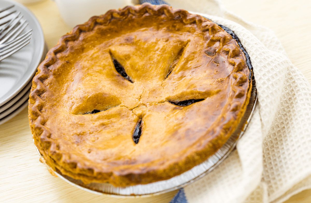 Blueberry Rhubarb Pie