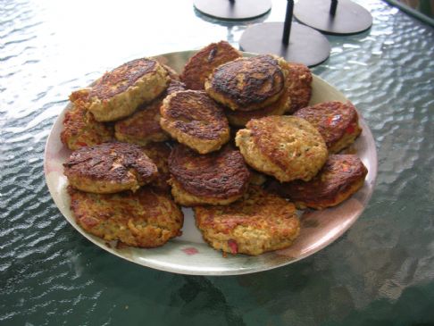 Zucchini and Salmon Fritters