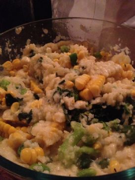 Cauliflower Mash w/ Veggies