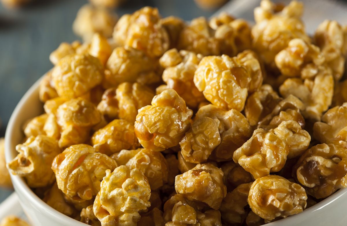 Skinny Caramel Popcorn