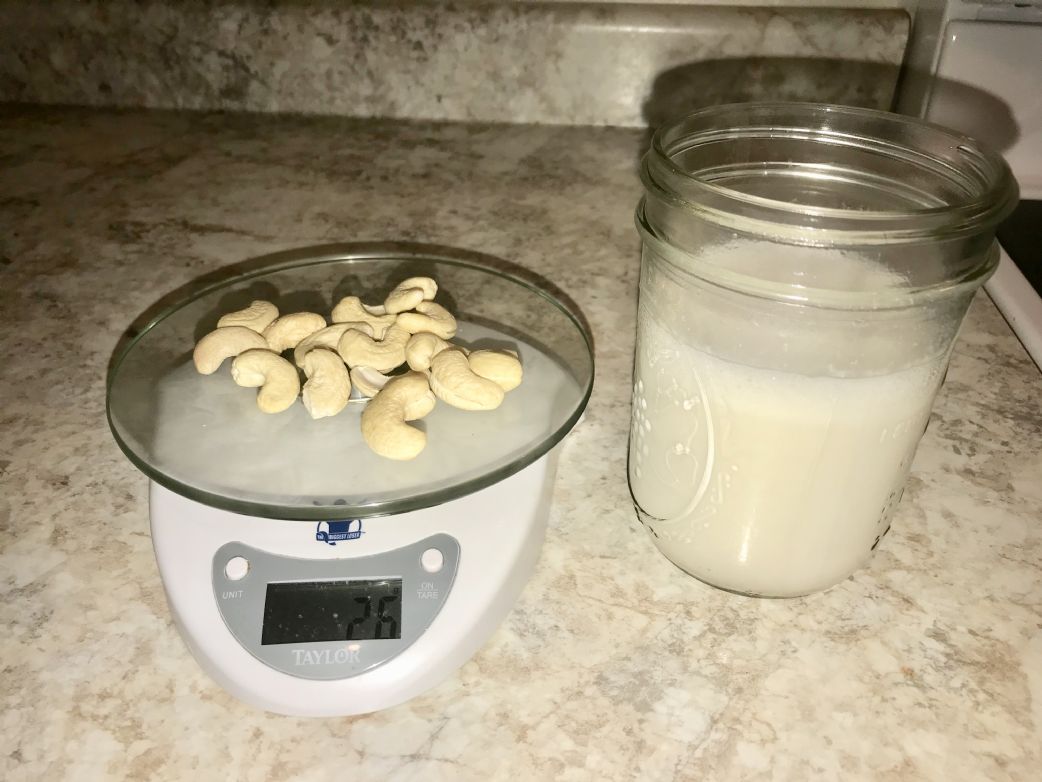 Cashew Cream (replaces half and half) By Tamera