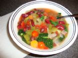 Vegetable Bean Spinach Soup