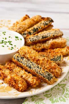 Crispy Baked Zucchini Fries (the whole batch)