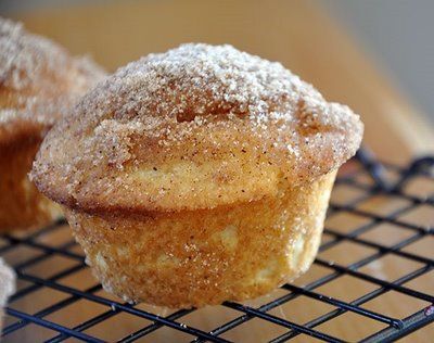 Velvet Lava Cinnamon Sugar Muffins