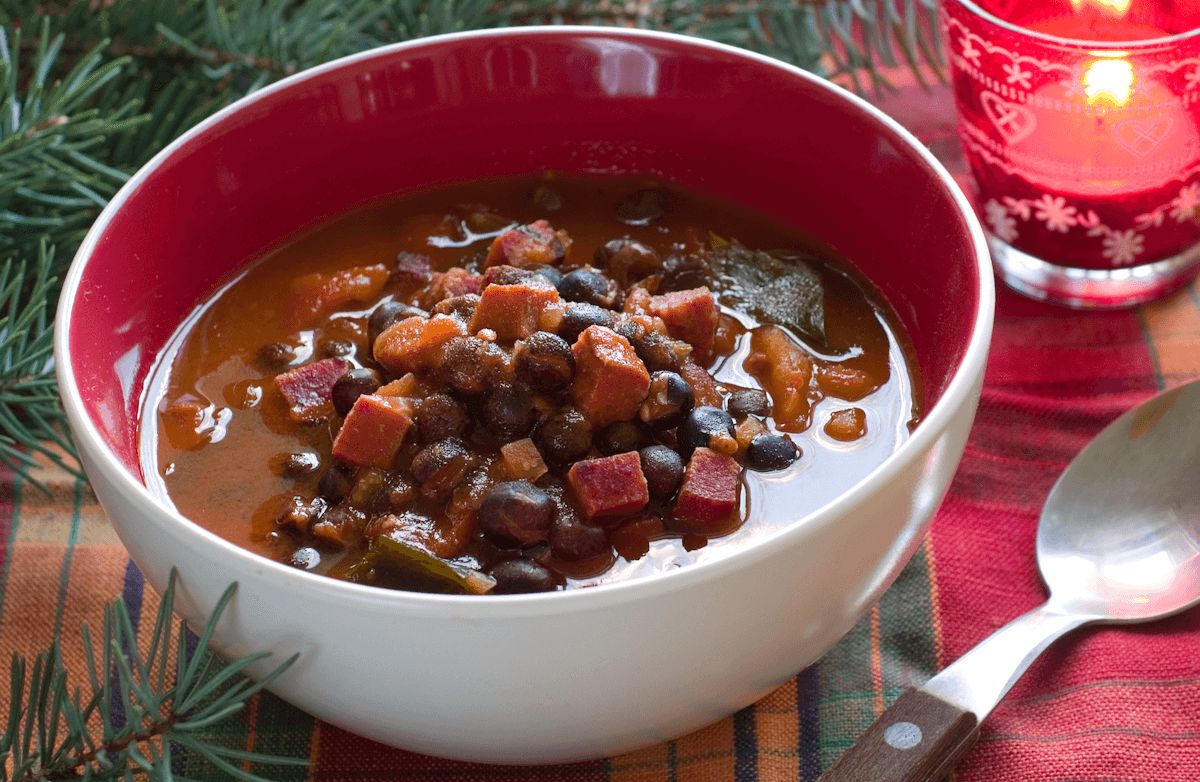 Black Bean and Sausage Soup