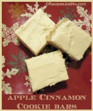 Apple Cinnamon Sugar Cookie Bars