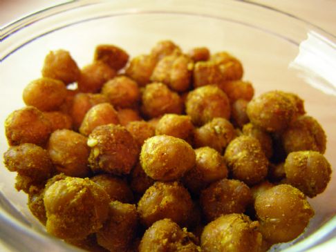 Curried Baked Chickpeas
