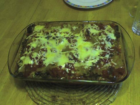 Spinach, Mushroom, and Sausage Lasagna