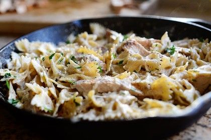 Bowtie Chicken Alfredo - Pioneer Woman