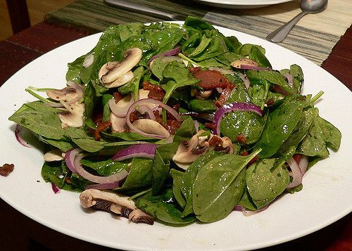 Shan's Wilted Spinach Salad (Keto/Low carb friendly)