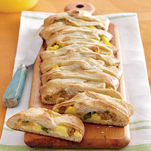 Cooking Light - Jalapeno, Jack, and Egg Breakfast Braid (modified)