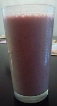 Clean Strawberry/Banana smoothie