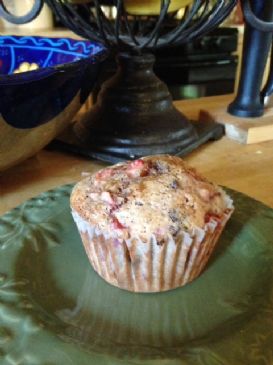 Healthier Gluten Free Strawberry Muffins