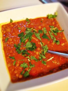 Vegan Coconut Curry Red Lentil Stew