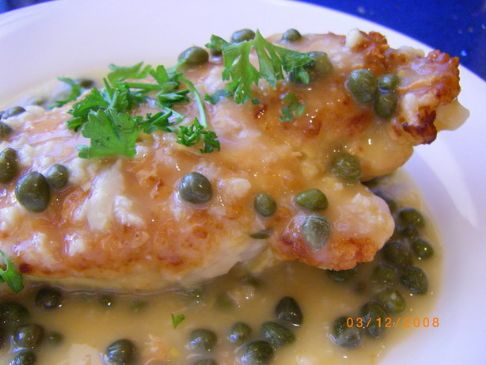 Skillet Lemon Chicken With Capers
