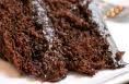 Black chocolate cake