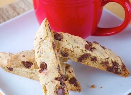 Vegan Gluten Free Chocolate Chip Biscotti