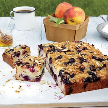 Blueberry Coffeecake with Almond Streusel