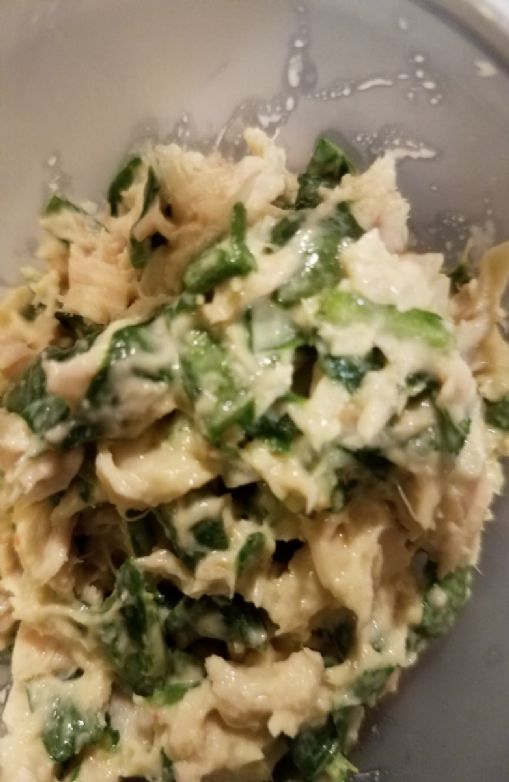 Tuna Salad with Spinach