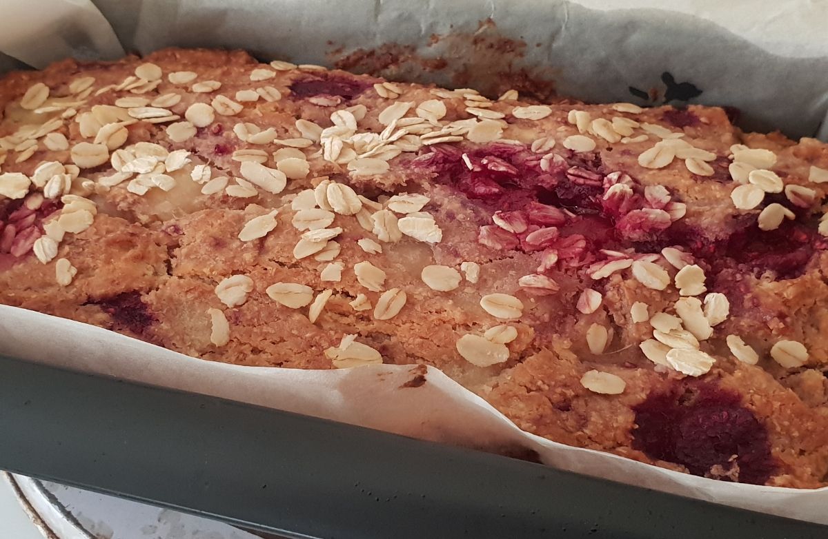 Pear and Raspberry Bread