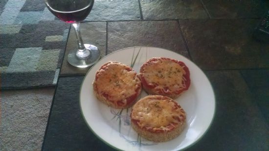 Baked Eggplant Pizza Slices