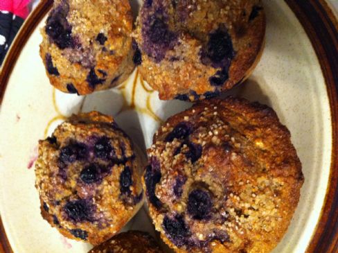 Hearty Healthy BlueBerry Muffins!
