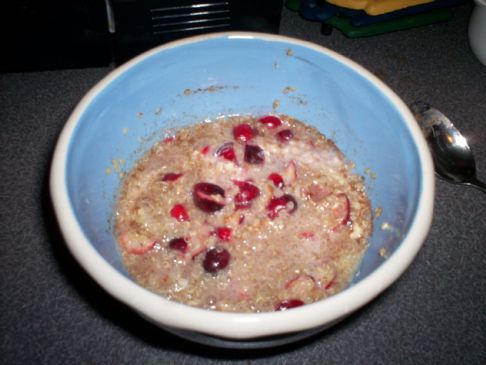 Quinoa Cranberry Pecan Hot Cereal